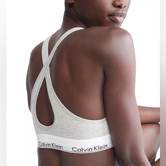 Calvin Klein Women's Modern Cotton Padded Bralette - Picture 3 of 8